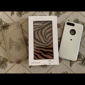 Mkors 3 pcs. Snap On Case for IPhone 7+